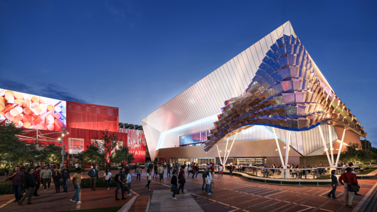 OCVIBE concert hall exterior