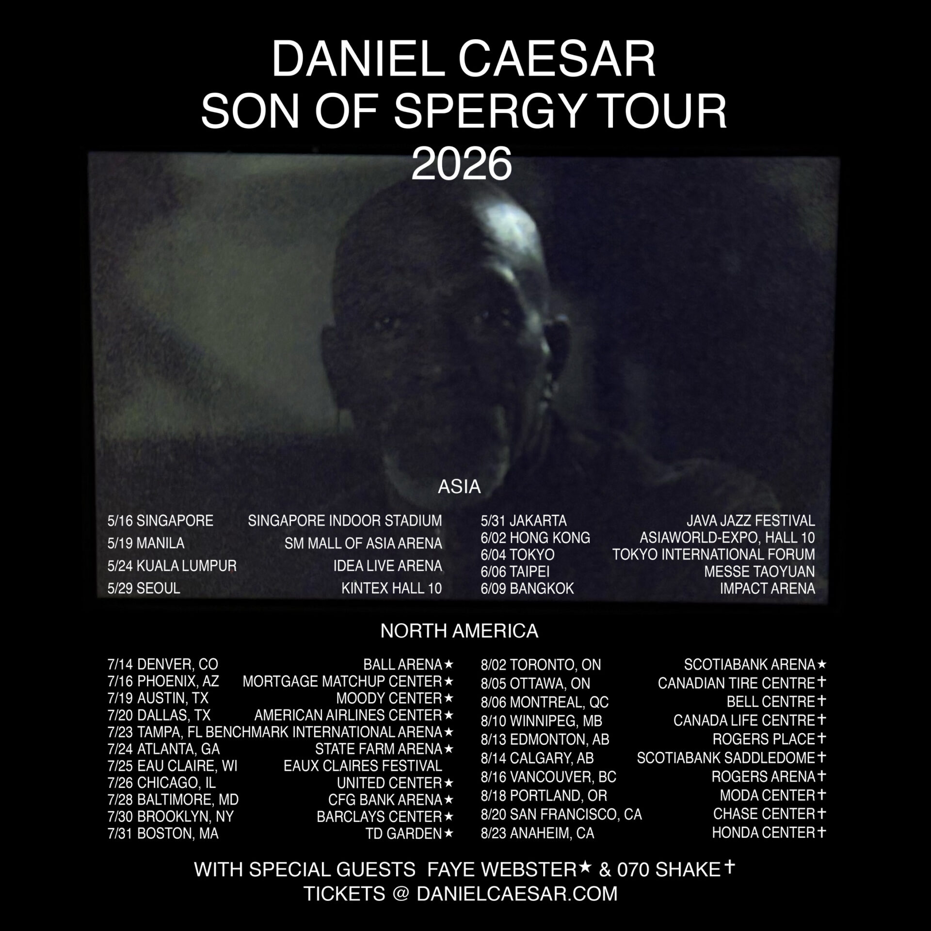 DanielCaesar 2026 All Dates 2160x2160