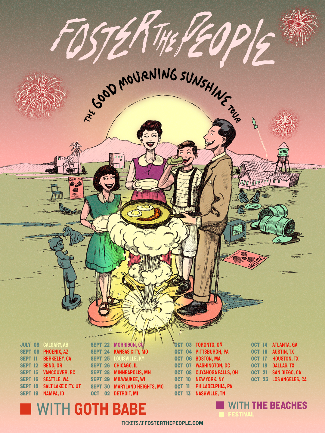 FTP GOOD MOURNING SUNSHINE TOUR POSTER 1080x1440