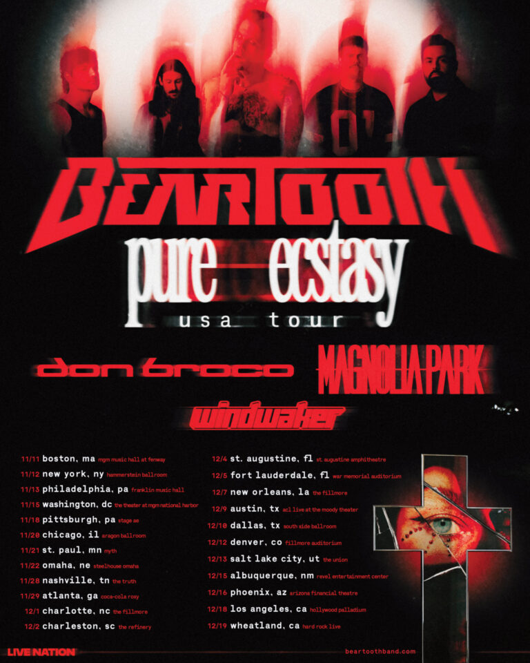 Beartooth 2026 Tour Admat
