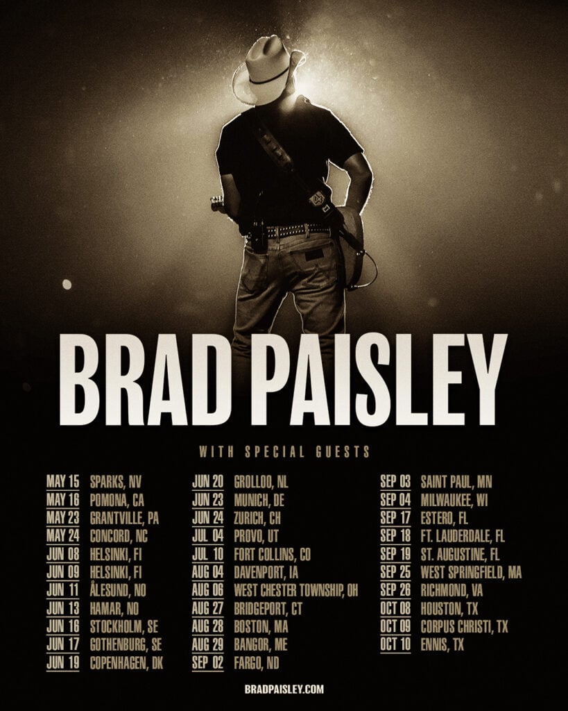 Brad Paisley Unveils New Tour Dates and Music from “Tacklebox” Project