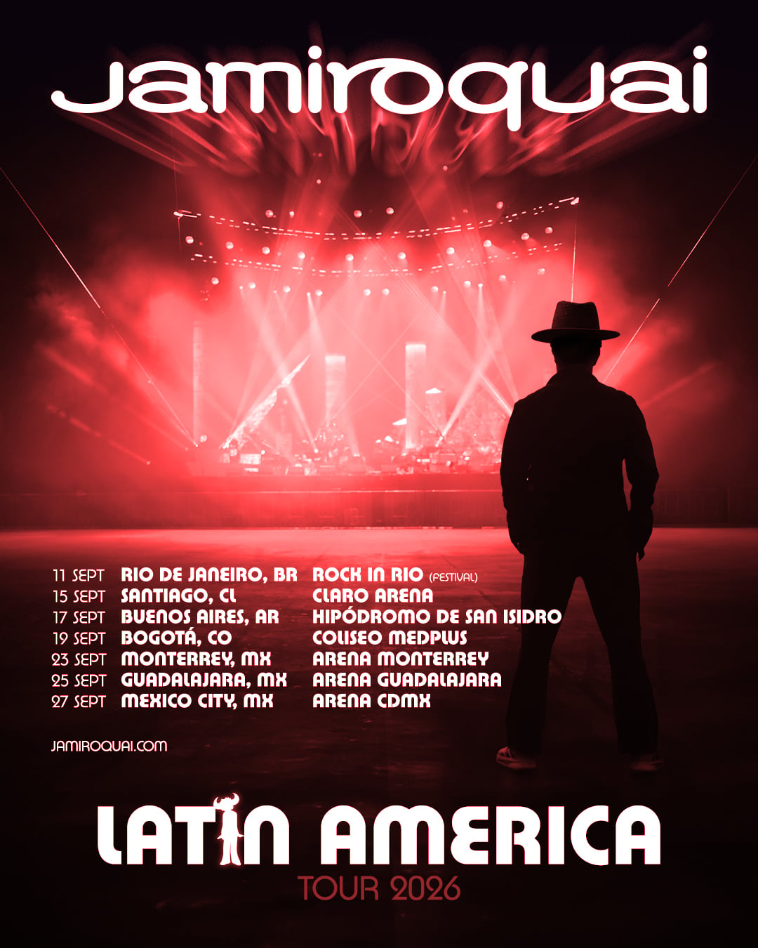 Jamiroquai to Tour Latin America in 2026