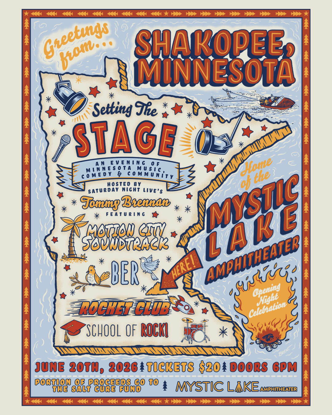 Motion City Soundtrack to Headline Mystic Lake Amphitheater Debut with All-Minnesota Lineup; Tickets $20