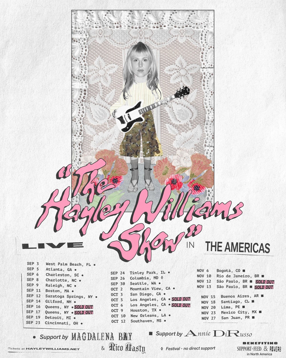 Hayley Williams Expands Solo Tour with 25 New Dates Across the Americas