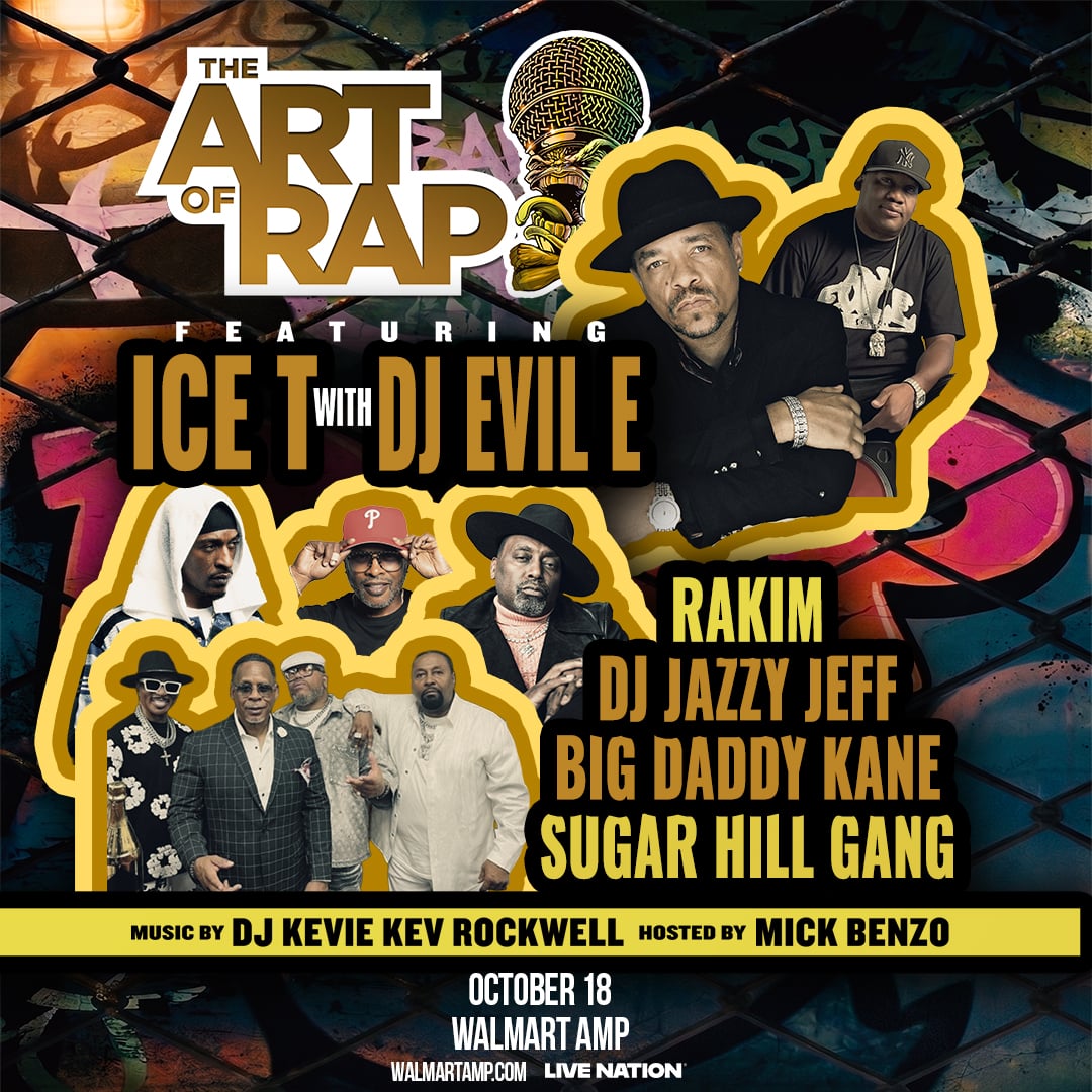 The Art of Rap Tour Returns with Hip-Hop Icons to Arkansas’ Walmart AMP