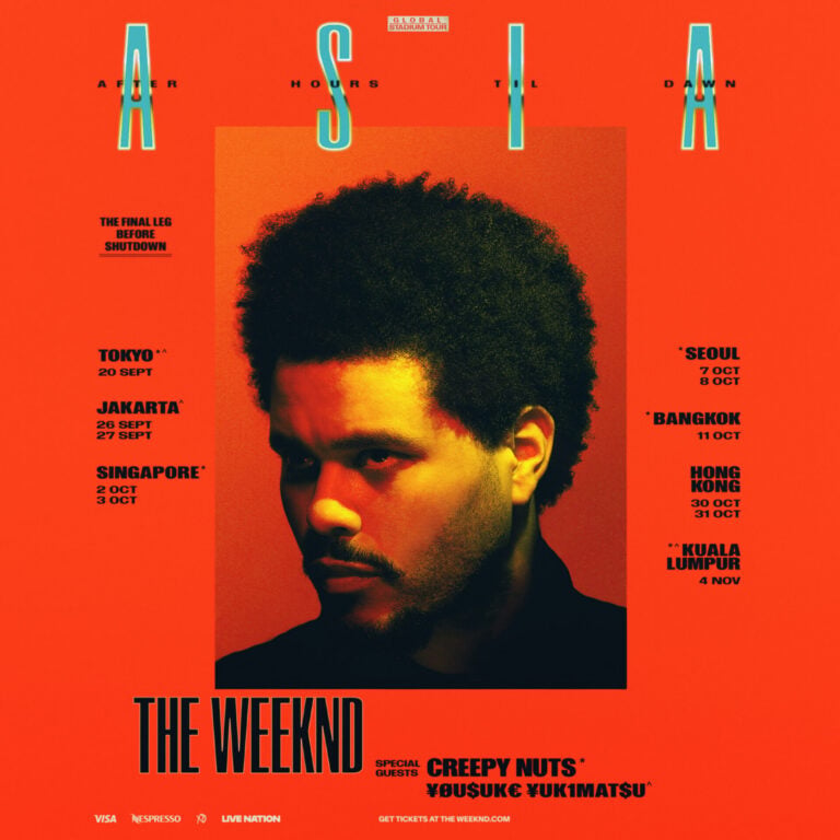 TheWeeknd 2026 Asia Dates 2160x2160