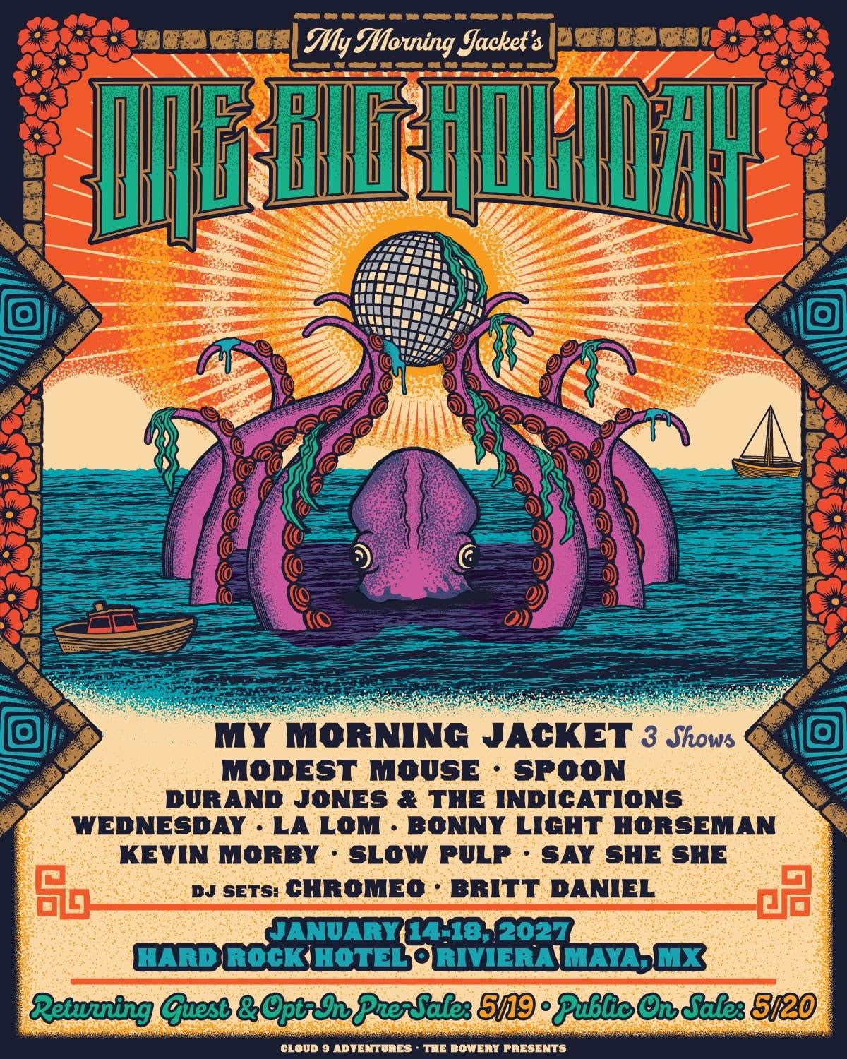 My Morning Jacket Announces 2027 One Big Holiday Lineup