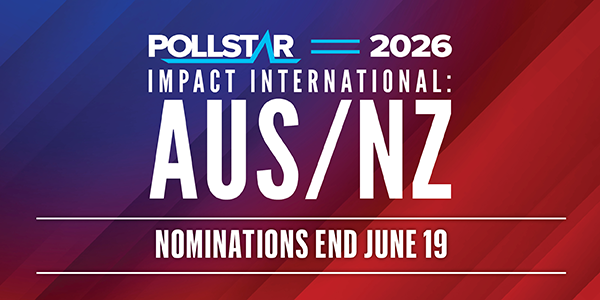 Pollstar Opens Nominations for Impact International: AUS/NZ 2026 Awards