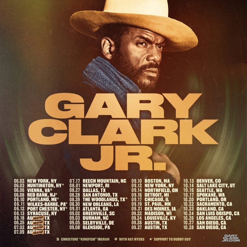 Gary Clark Jr. Reveals Extensive Summer and Fall 2026 U.S. Tour Dates
