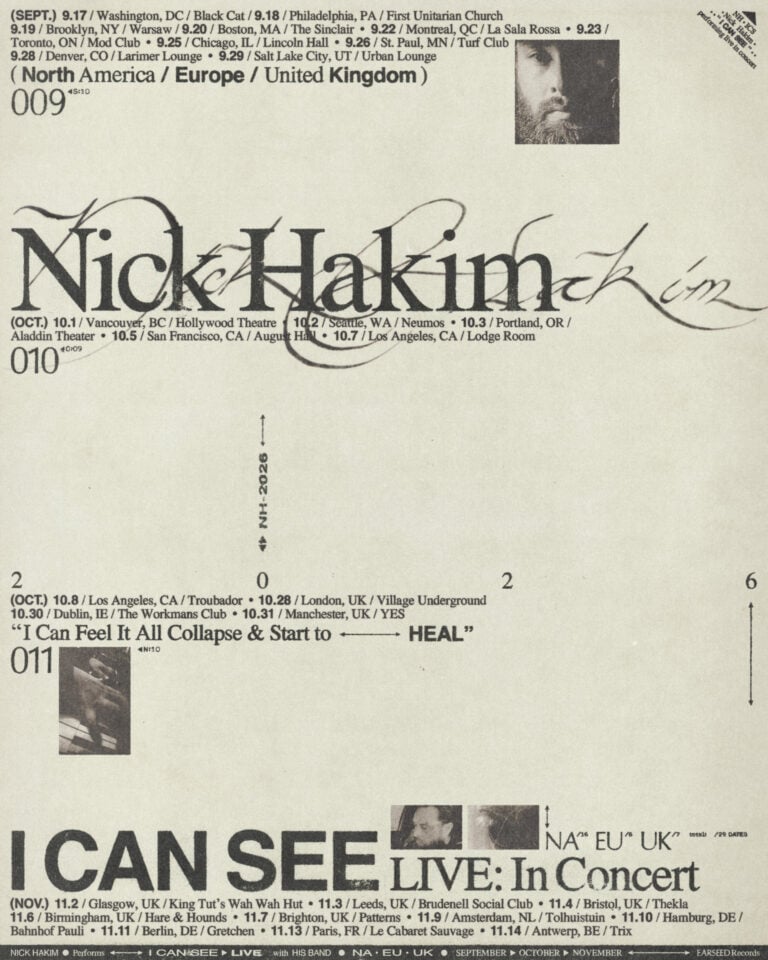NickHakimTour Poster 6 03.2