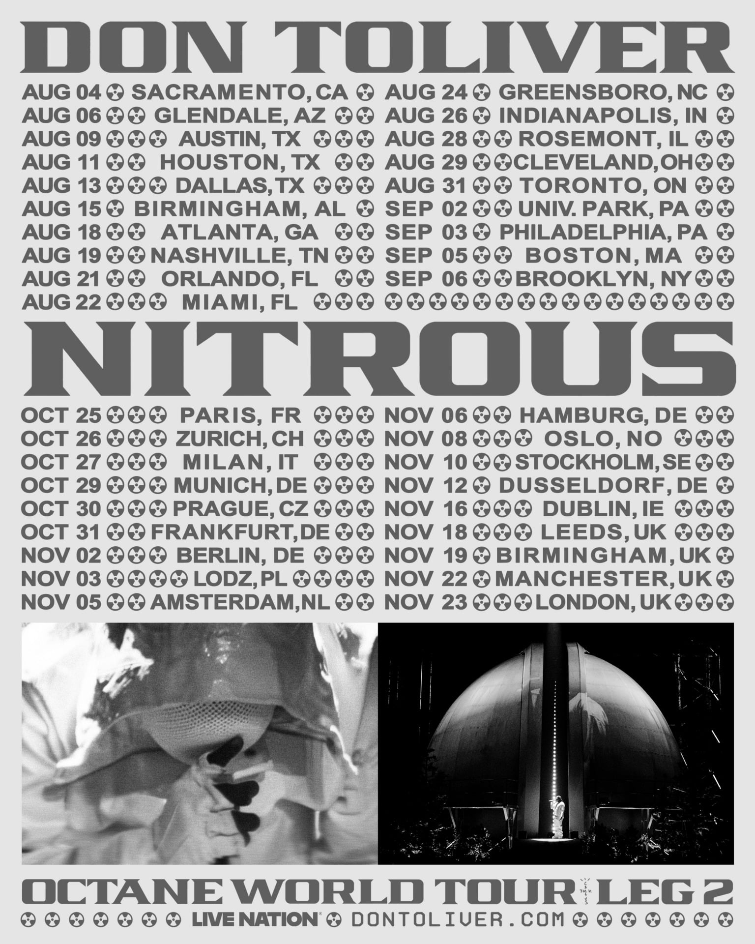 Don Toliver Announces 19 New Dates for "Nitrous World Tour" North American Leg