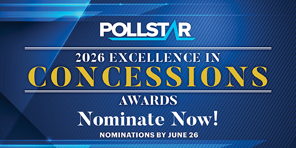 Pollstar Opens Nominations for Excellence In Concessions Awards