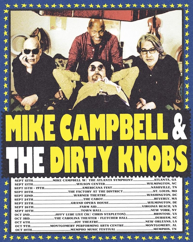 Mike Campbell & The Dirty Knobs Announce Nine New Fall Tour Dates
