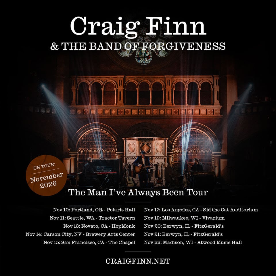 Craig Finn readies “The Man I’ve Always Been Tour” with The Band of Forgiveness