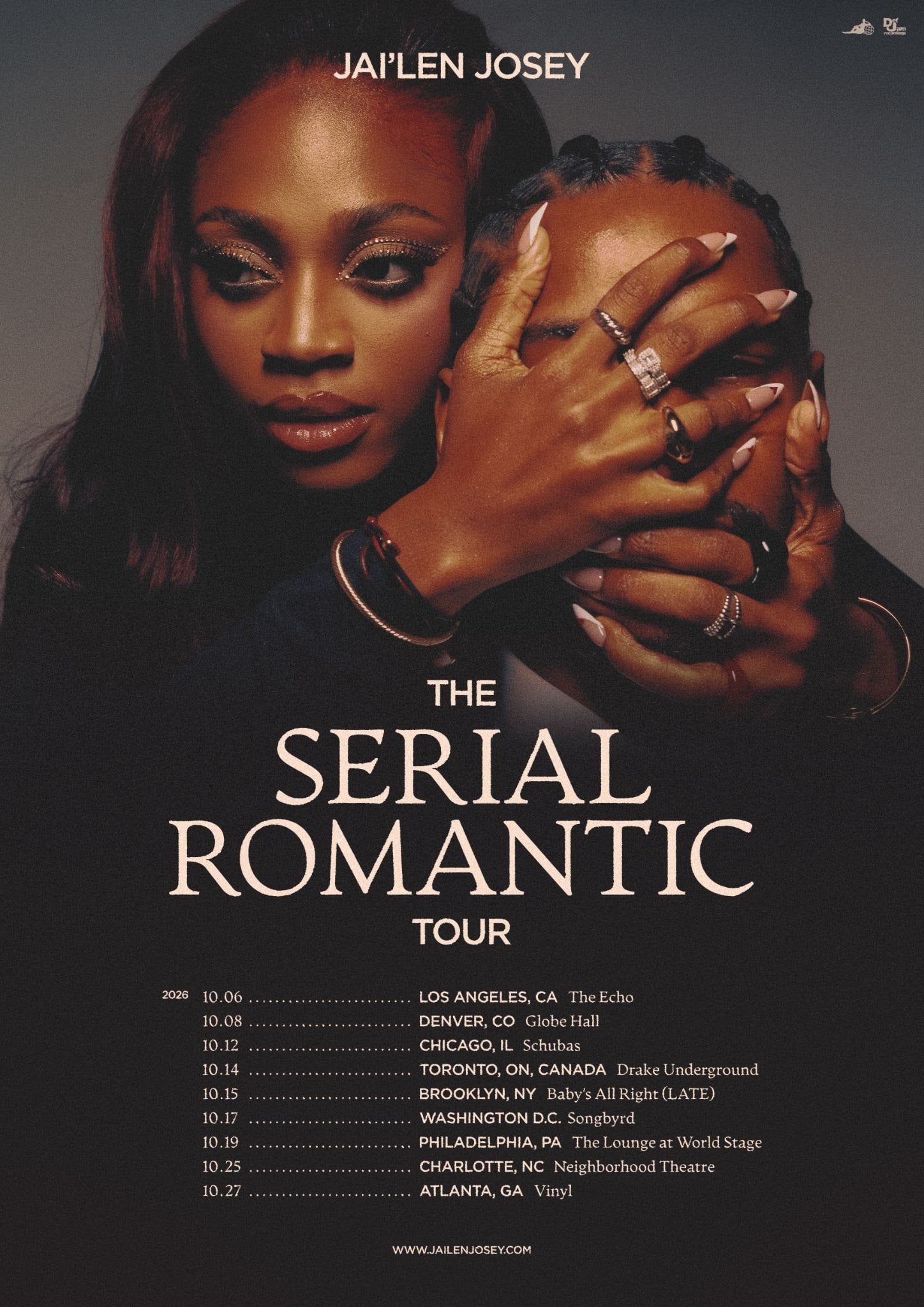 Jai’Len Josey Announces Fall Tour for Debut Album ‘Serial Romantic’