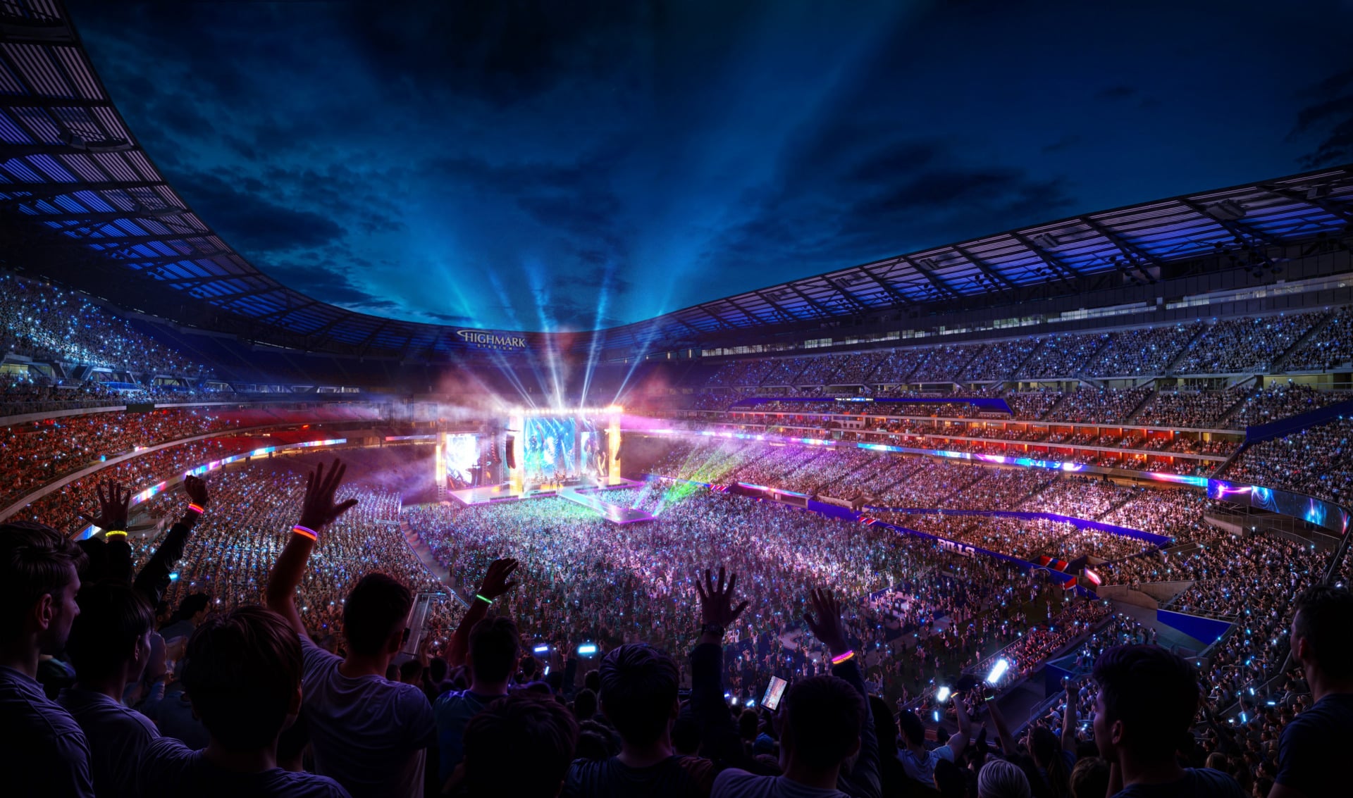 New Highmark Stadium Renderings, November 06, 2025 at Highmark Stadium. Courtesy of the Buffalo Bills)