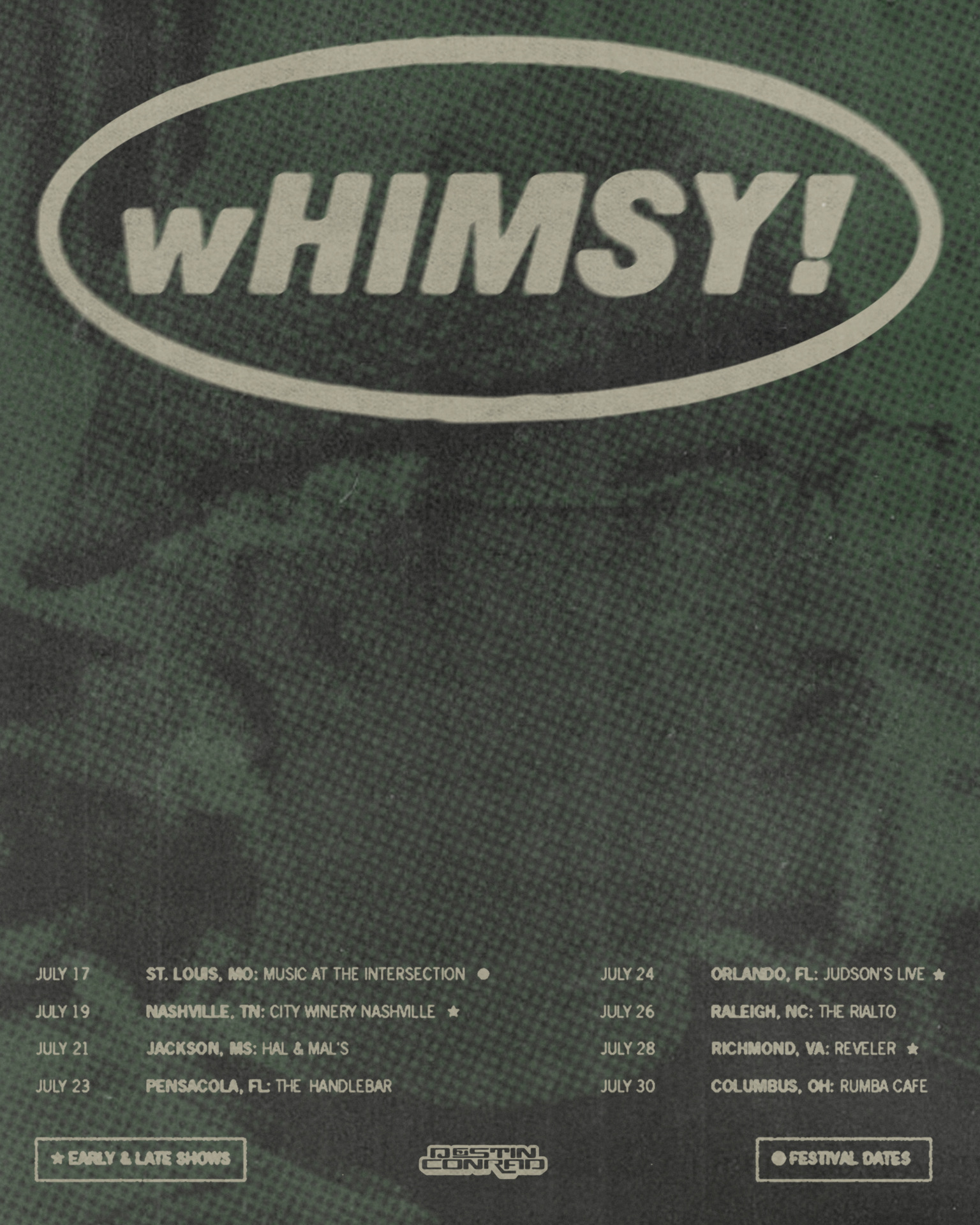 wHIMSY DELUXE TOUR from Destin Conrad.