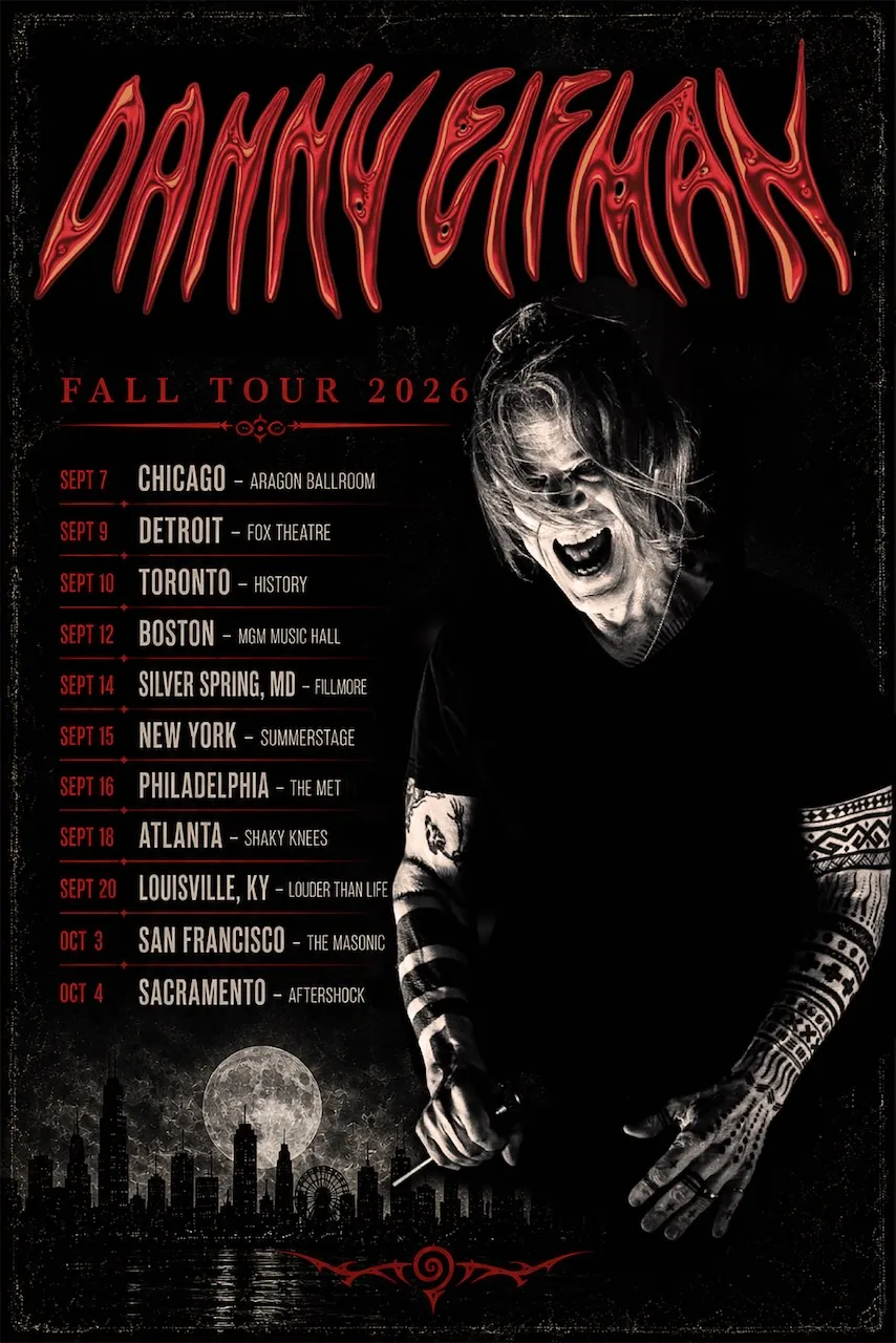 Danny Elfman tour poster