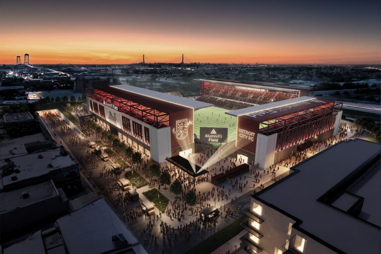 Detroit City FC HOK East ExteriorRender 1900x1270px