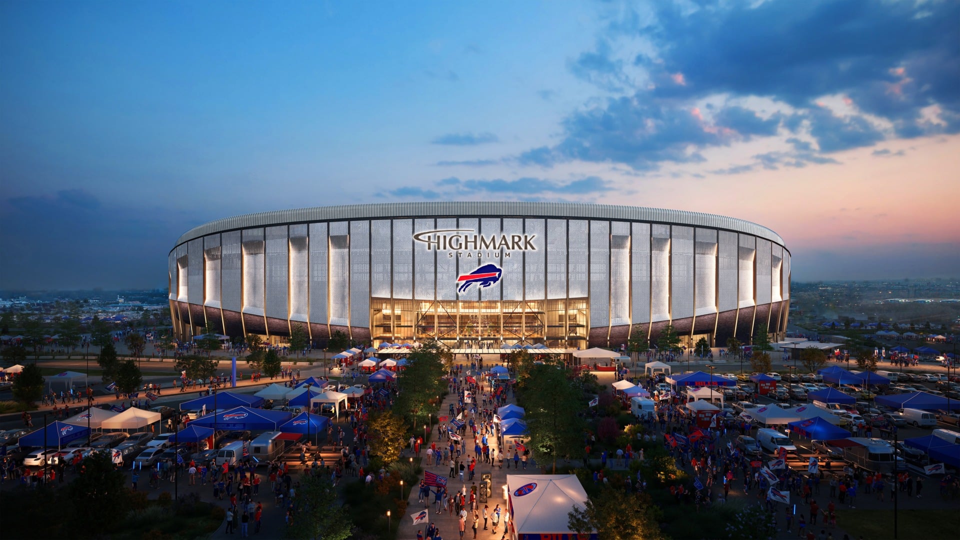 Buffalo Bills New Highmark Stadium Rendering, January 31, 2024. (Courtesy of the Buffalo Bills)