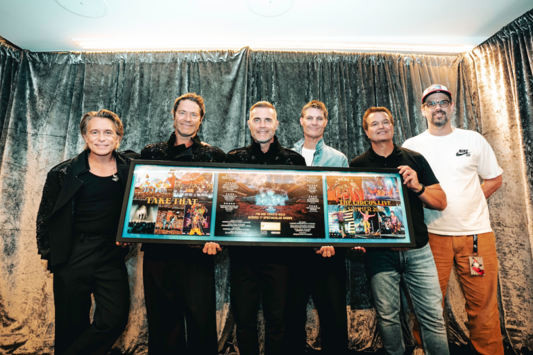 Take That The Circus Live Summer 2026 plaque