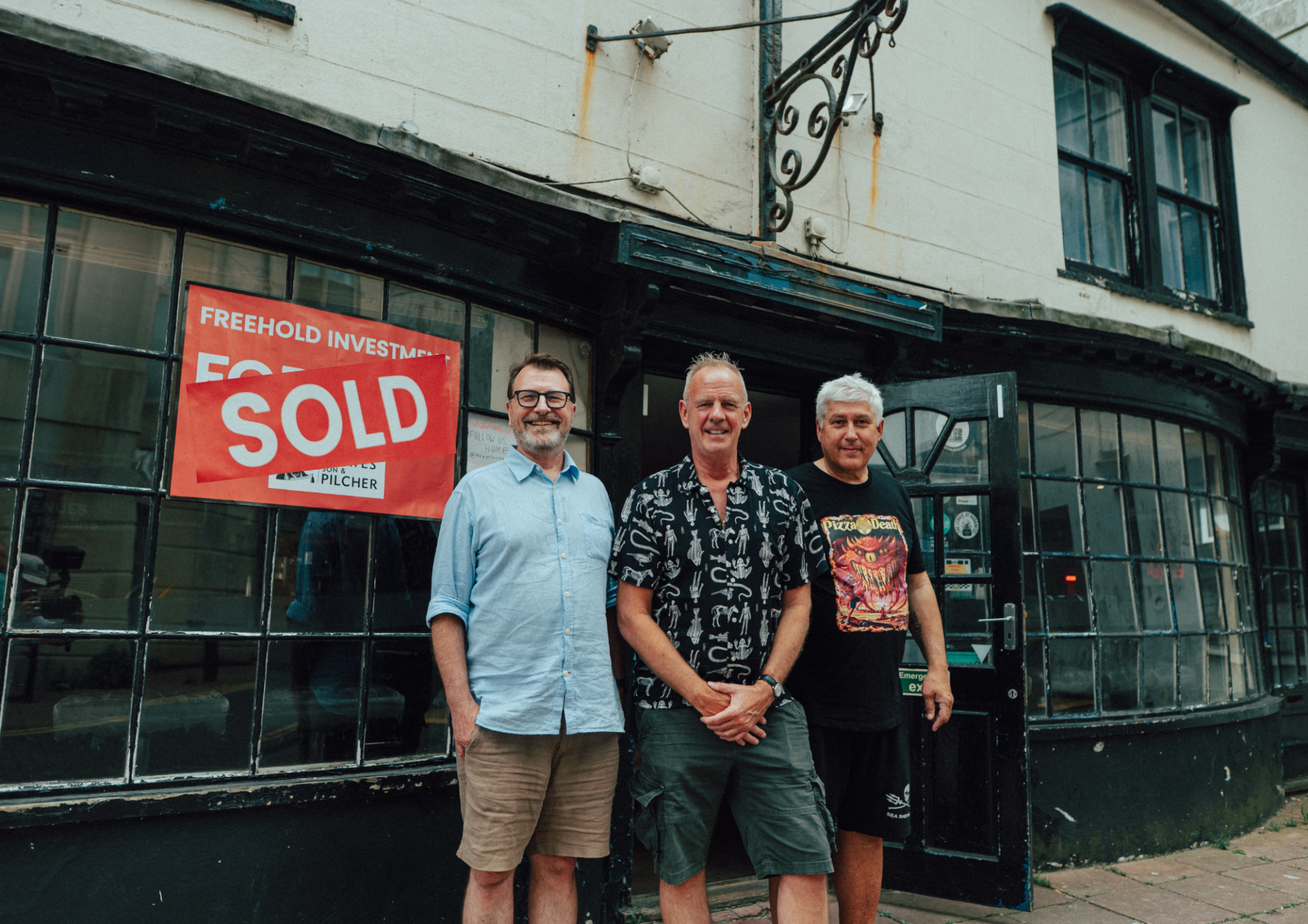 The Pipeline LtoR Peter Cornforth, Norman Cook, Thomas Evrenos credit Lee London for MVT
