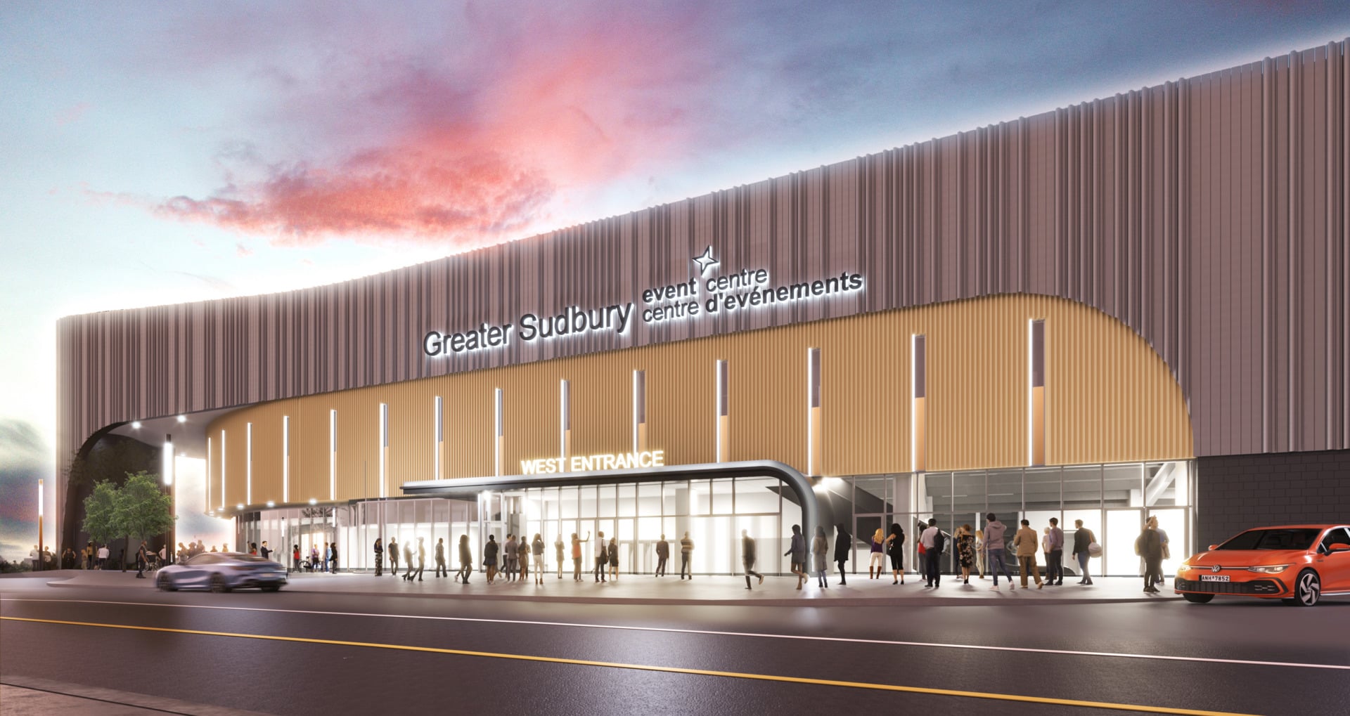 2423 Greater Sudbury Event Centre EXT N W VIEW CLOSER 02