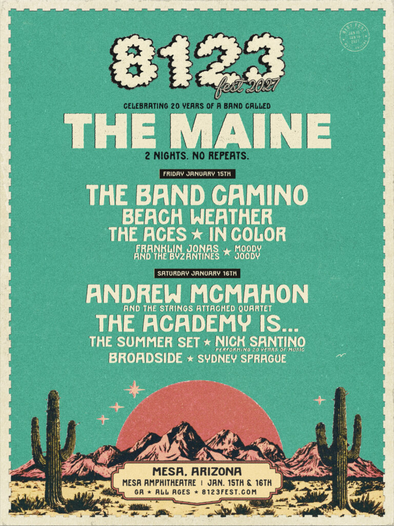 8123Fest27 ArtistAnnounce Feed Turquoise