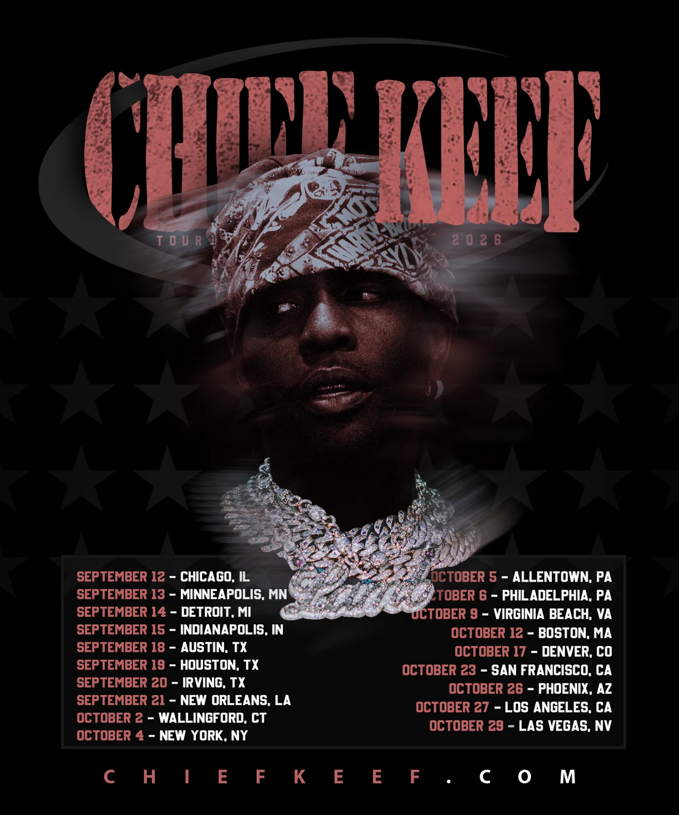 Chief Keef Tour Flyer 2026 Final D1