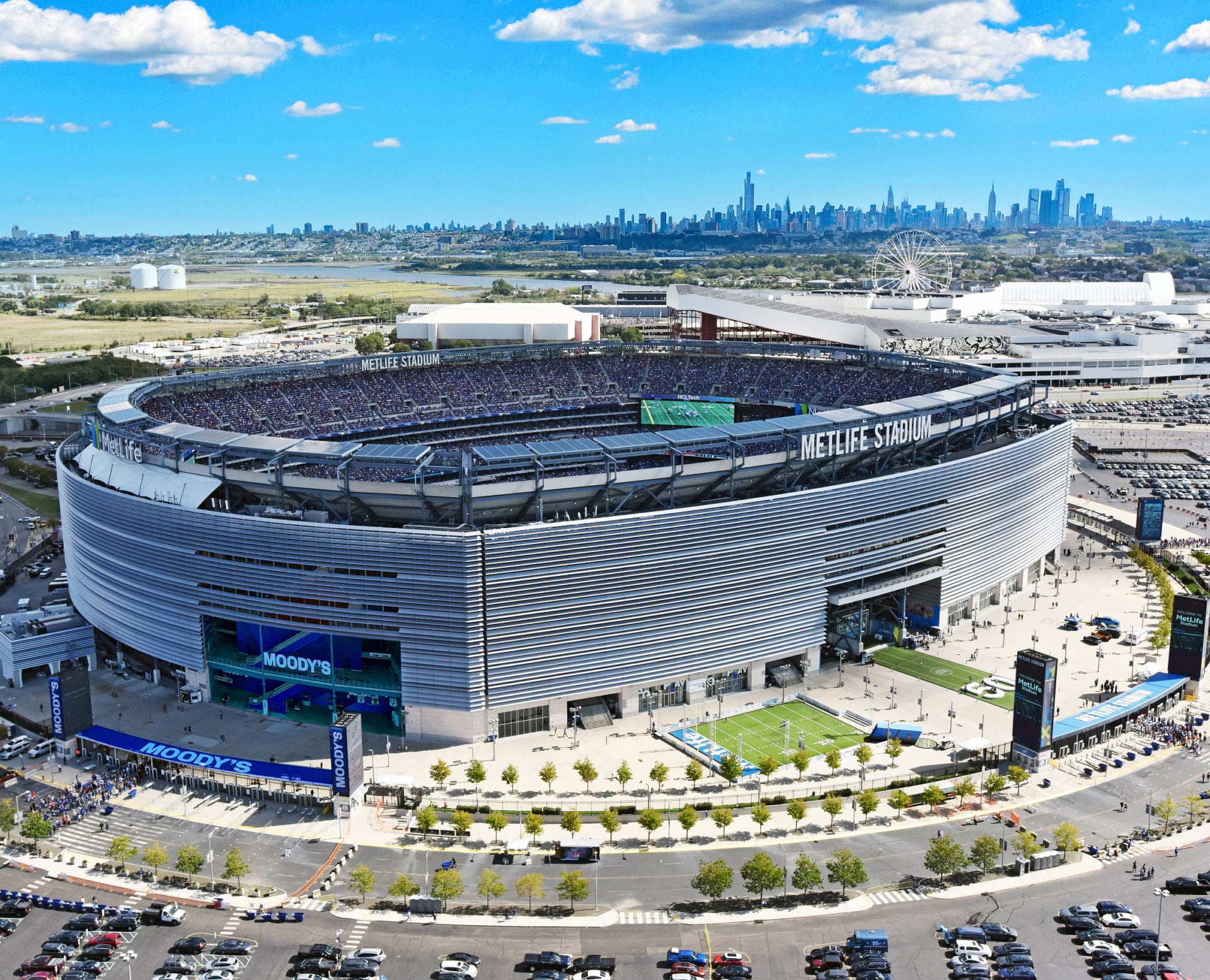 MetLife Stadium NYC Skyline East Rutherford NJ