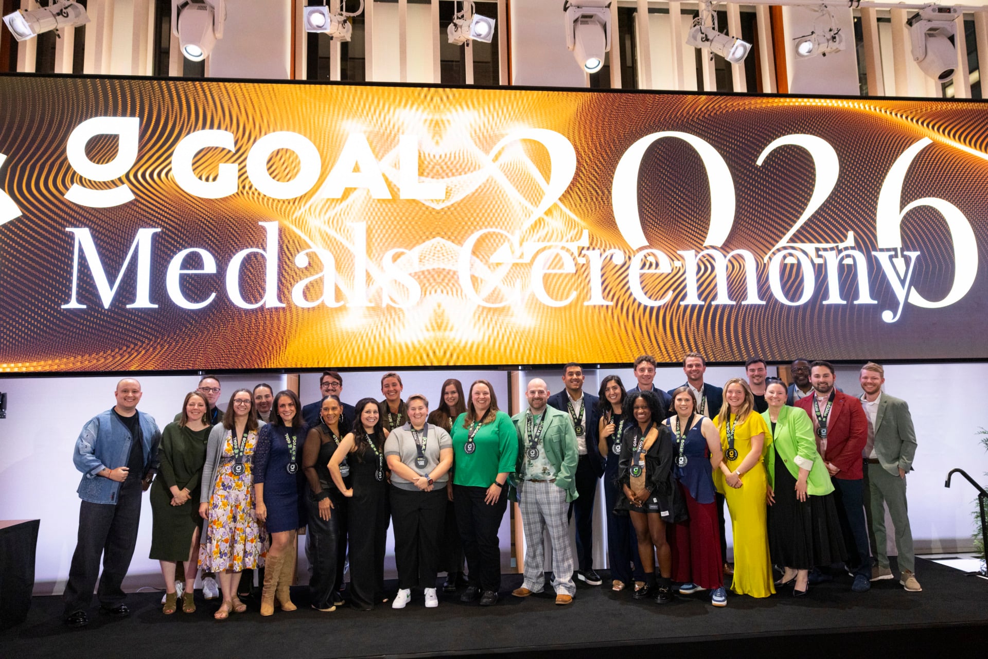 GOAL Medals Ceremony Highlights Sustainability in Sports & Entertainment Venues