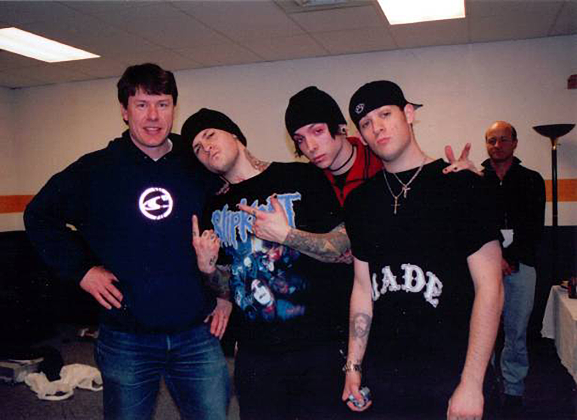 John Peters with Good Charlotte