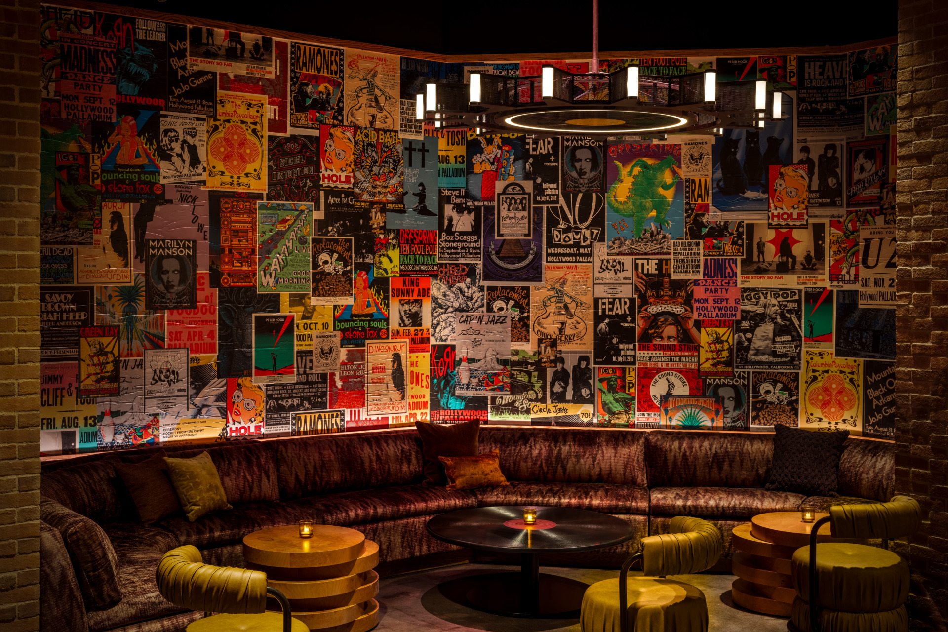 Vinyl Room at Hollywood Palladium Wheatpaste Wall Credit Evan Joseph