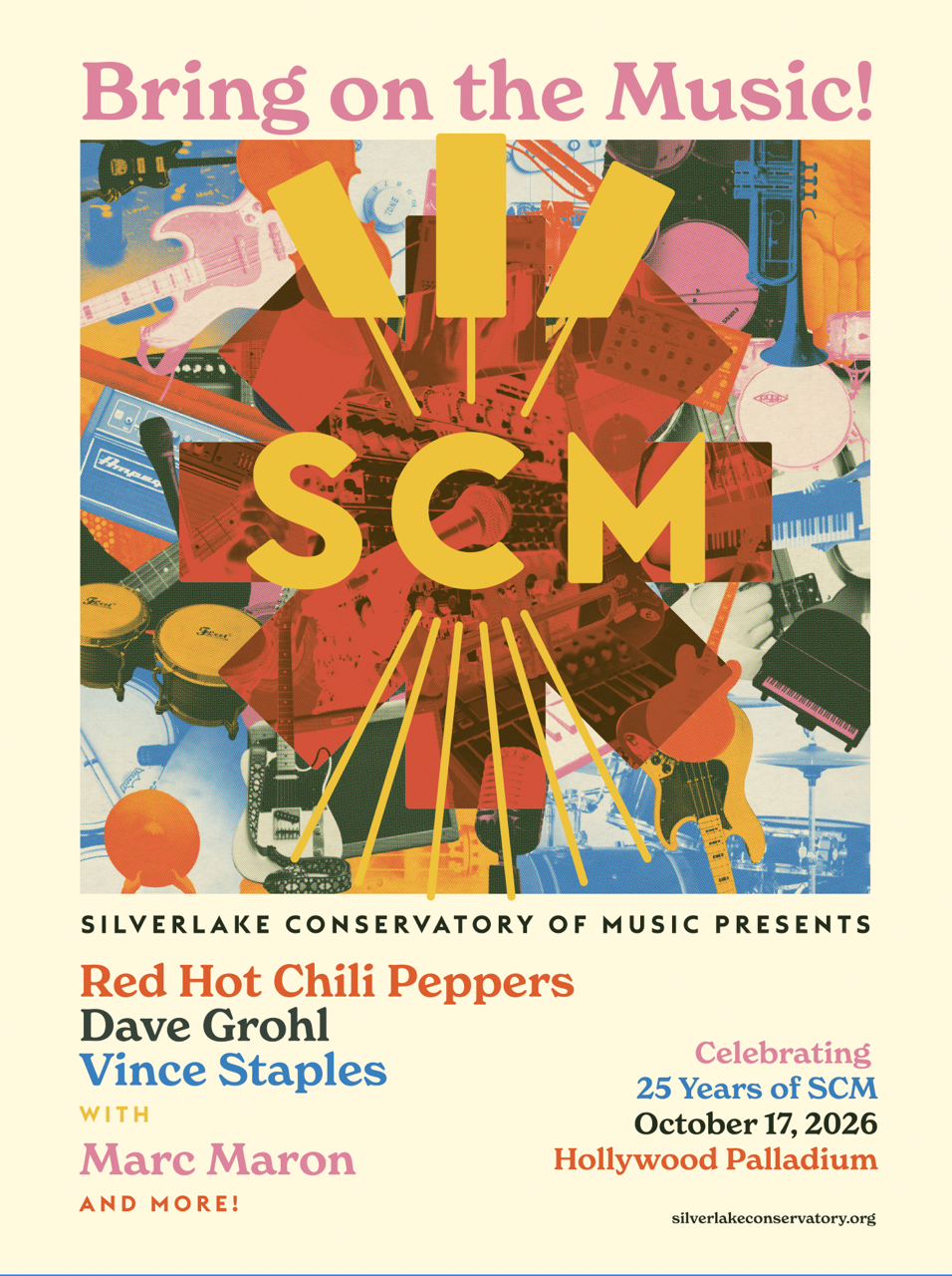 Chili Peppers, Dave Grohl, Vince Staples to Headline Silverlake Conservatory 25th Anniversary Benefit