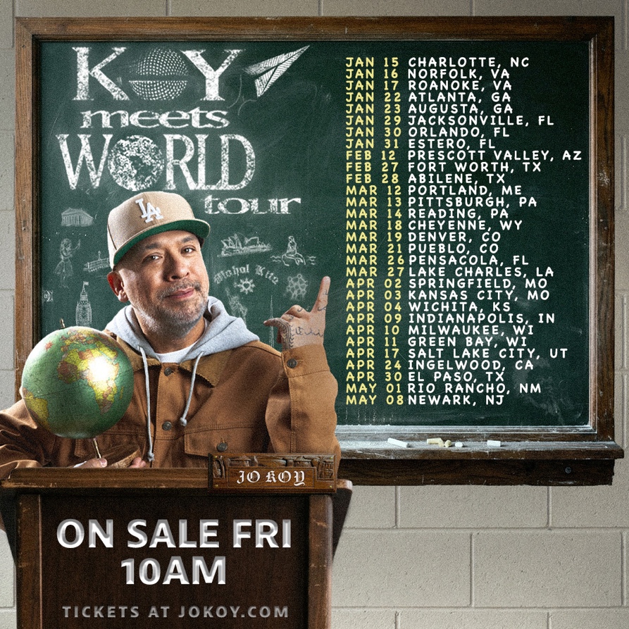Jo Koy Reveals Spring 2027 Leg of “Koy Meets World Tour”