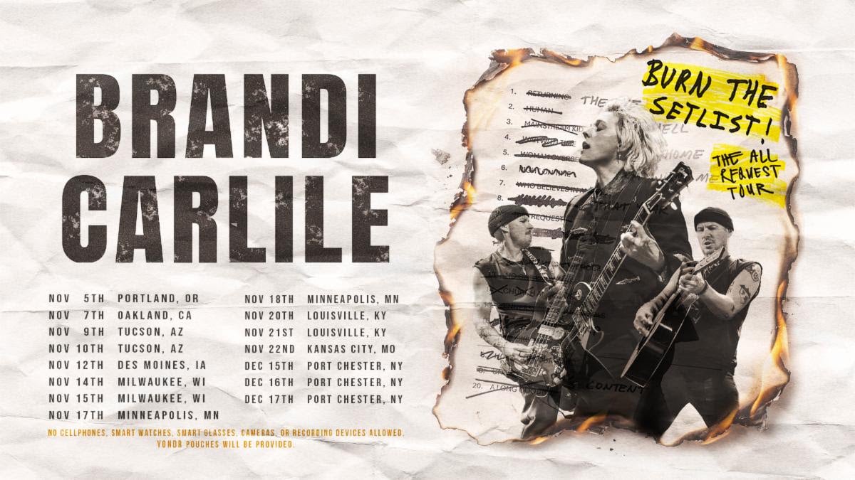 Brandi Carlile Announces All-Request Burn The Setlist Tour