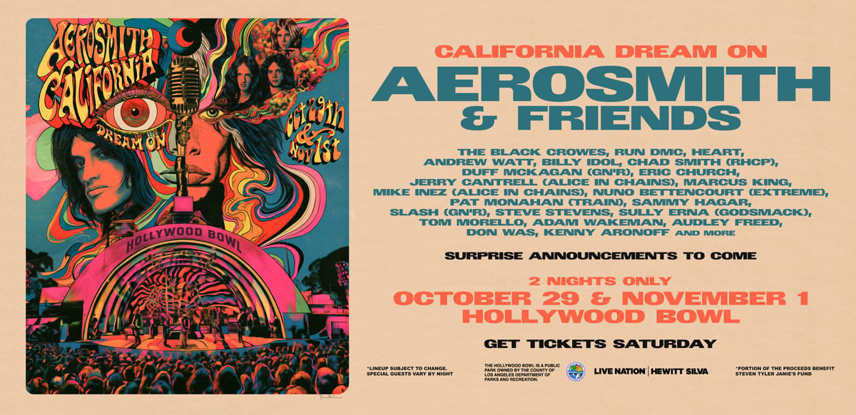 Aerosmith Returns to the Stage for Two Nights at Hollywood Bowl