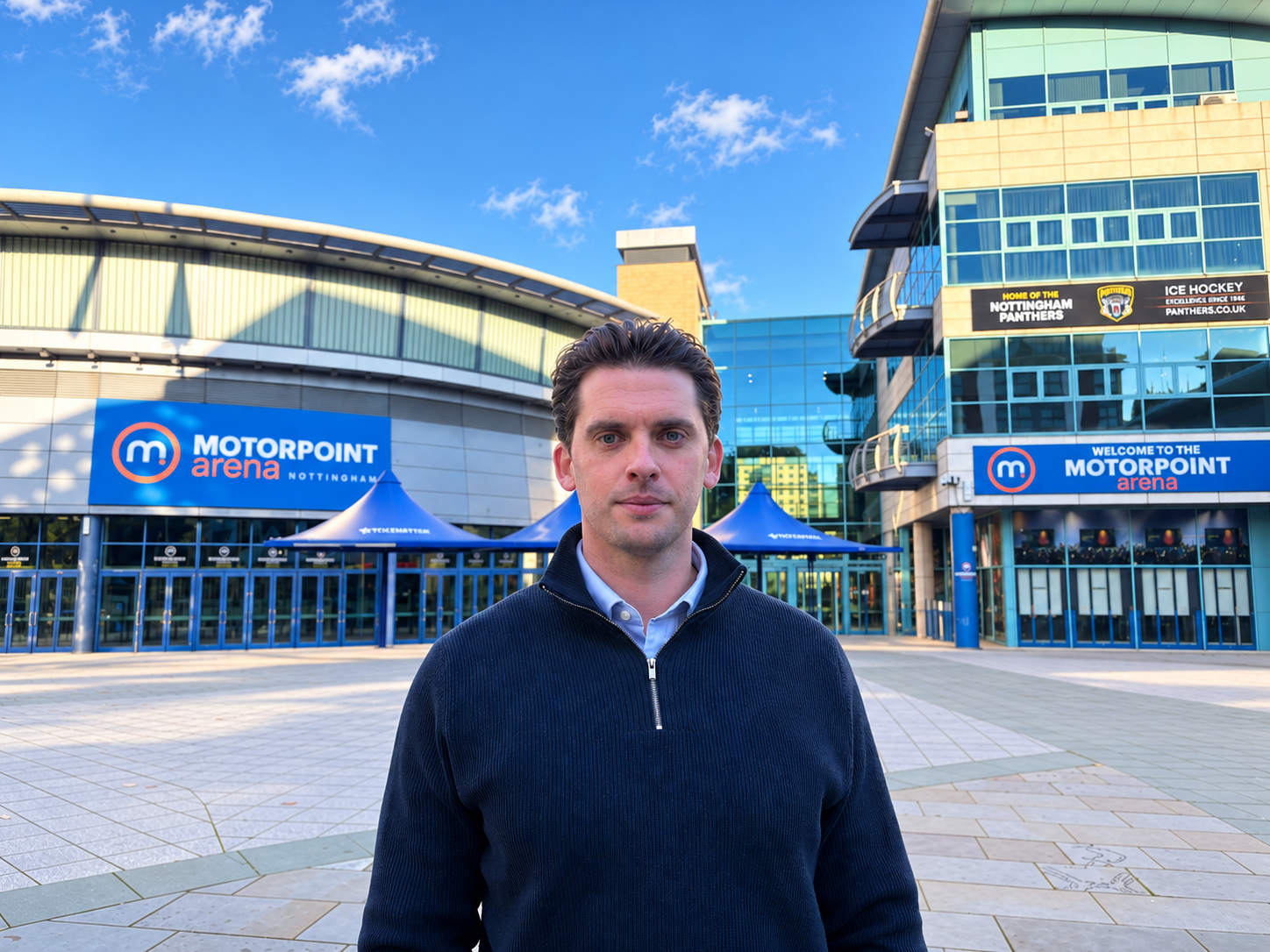Henry Staelens Interim CEO Motorpoint Arena Nottingham and National Ice Centre landscape