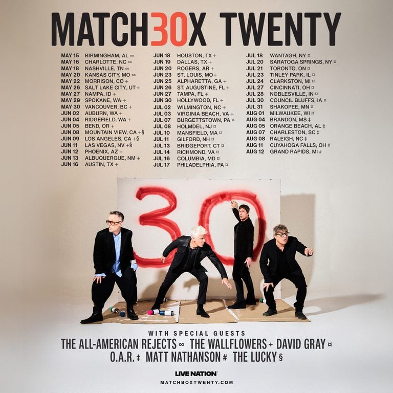 MatchboxTwenty 2027 All Dates 2160x2160