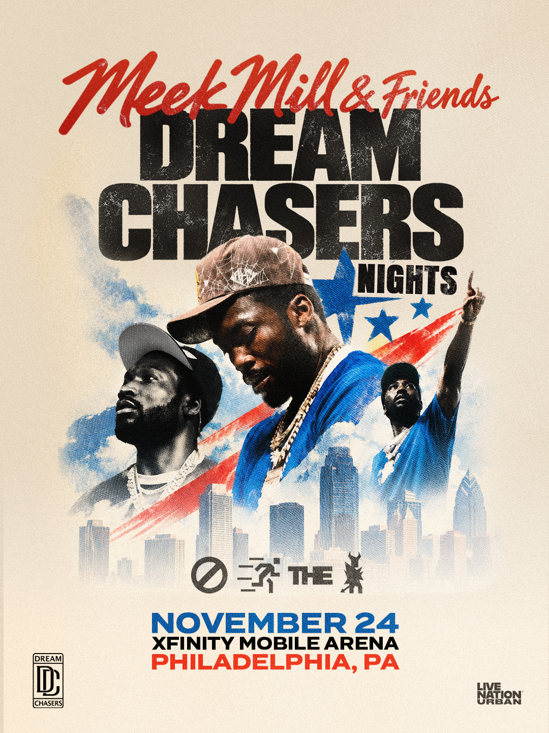 Image published by Pollstar with the story “Meek Mill Announces ‘Dream Chasers Nights,’ One-Night-Only Hometown Show”