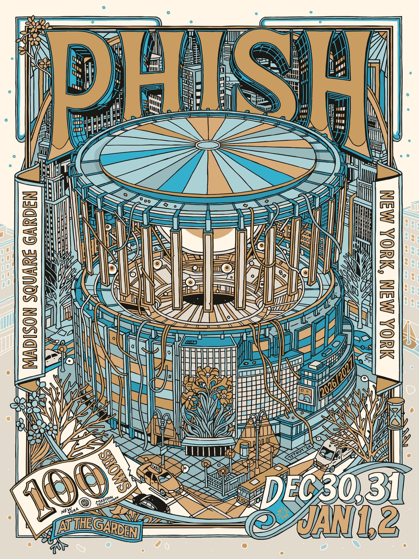 Phish to Celebrate New Year’s Eve with 100th Madison Square Garden Performance
