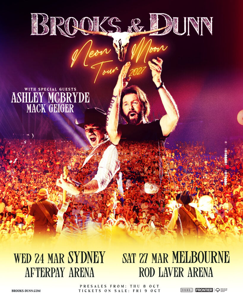 Brooks & Dunn Reveal First Australian Tour in 18 Years for 2027
