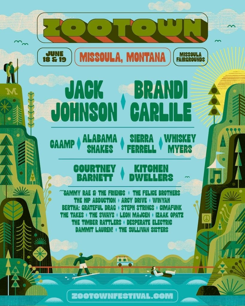 Jack Johnson, Brandi Carlile Headlining 2027 Zootown Festival